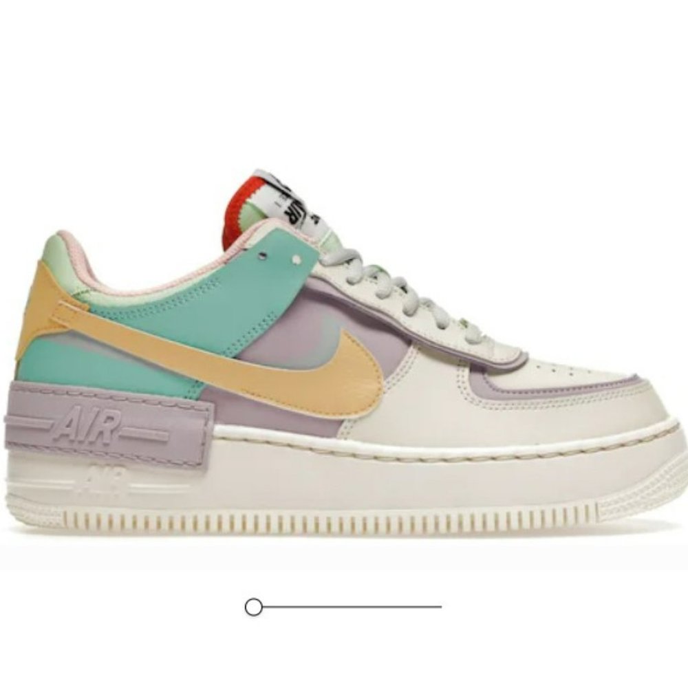 Nike Air Force 1 Shadow Pale Ivory Women's Sneakers Shoes Size 9.5 - Picture 2 of 16